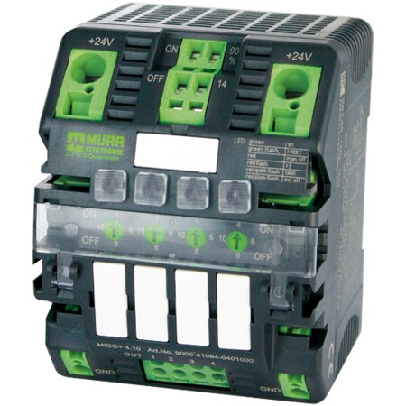 Murrelektronik MICO+ 4.4 electronic circuit protection, 4 CHANNELS, IN: 24 V DC OUT: 24 V / 1-2-3-4 A 9000-41084-0100400